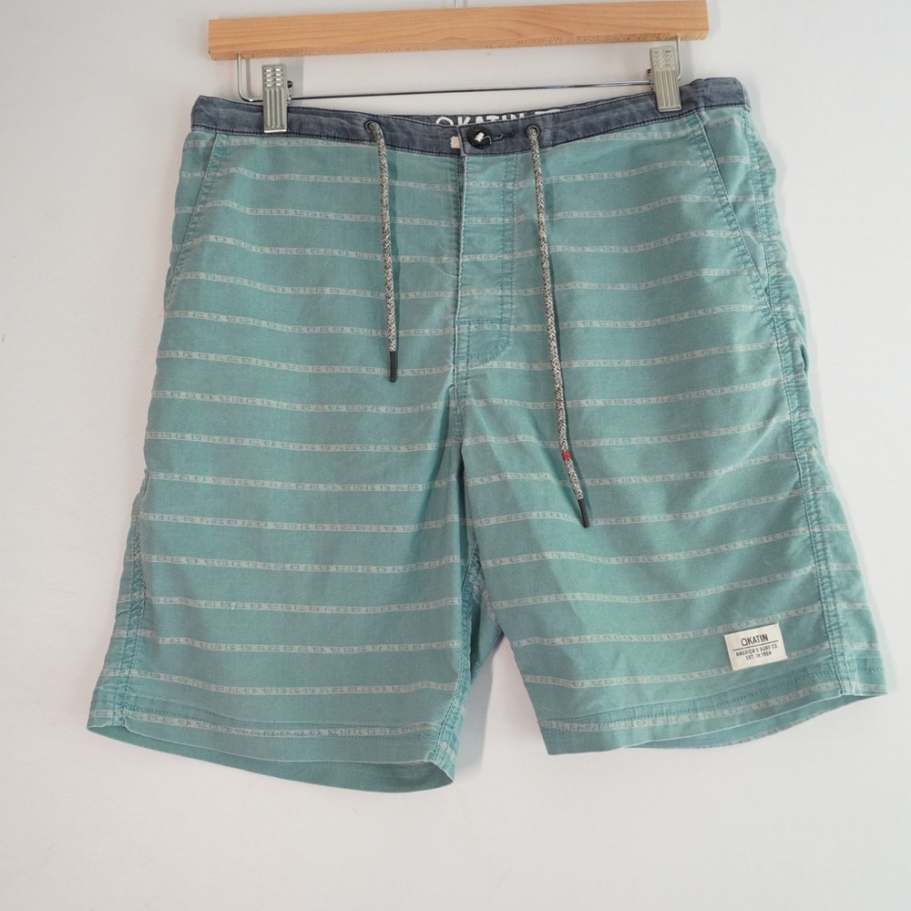 Katin Striped Hybrid Shorts Walk Shorts Swim‎ Surf Trunks Beach Surf Size 30